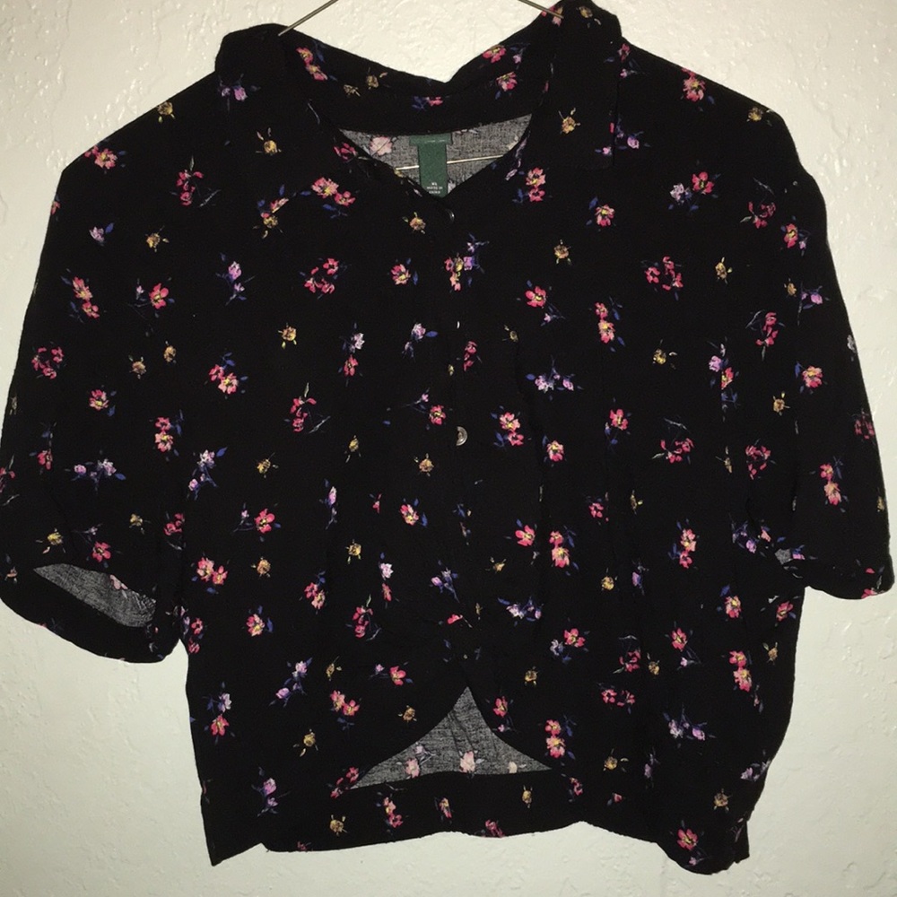 Flowy Flowery Crop Top